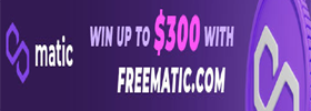 Freematic.com - gratis Polygon kostenlos jede Stunde
